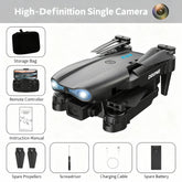 Foldable Drone with HD Dual Cameras for Aerial Photography, Quad-Rotor Aircraft with Long Battery Life