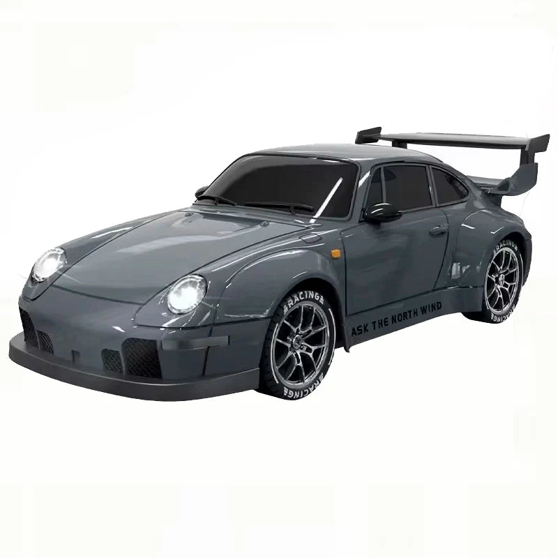 1:24 RC Drift Car 4WD – LED Lights & Drift Tires, 20KM/H, Off-Road Racing Toy for Kids & Adults