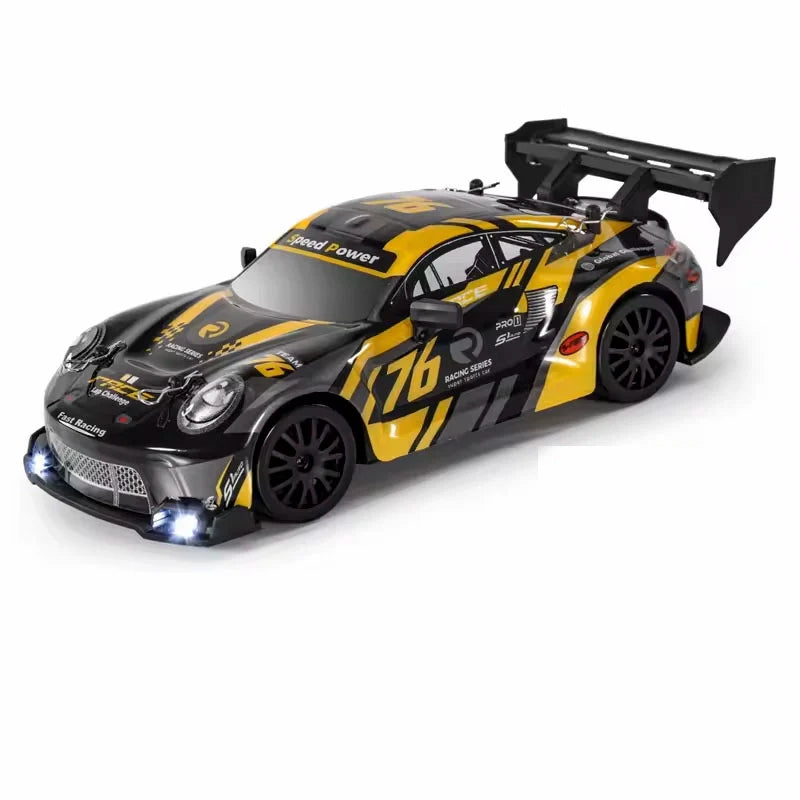 1:24 RC Drift Car 4WD Remote Control High Speed Racing Vehicle with LED Lights 2.4GHz Radio
