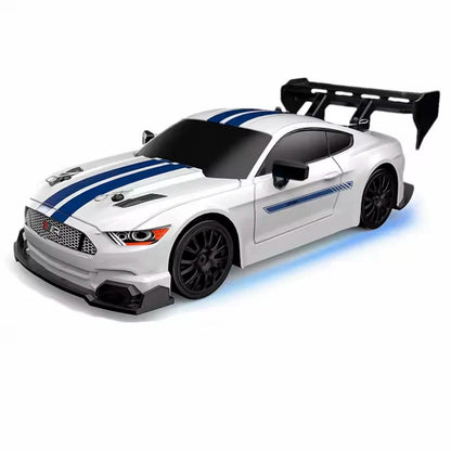 1:24 RC Drift Car 4WD Remote Control High Speed Racing Vehicle with LED Lights 2.4GHz Radio