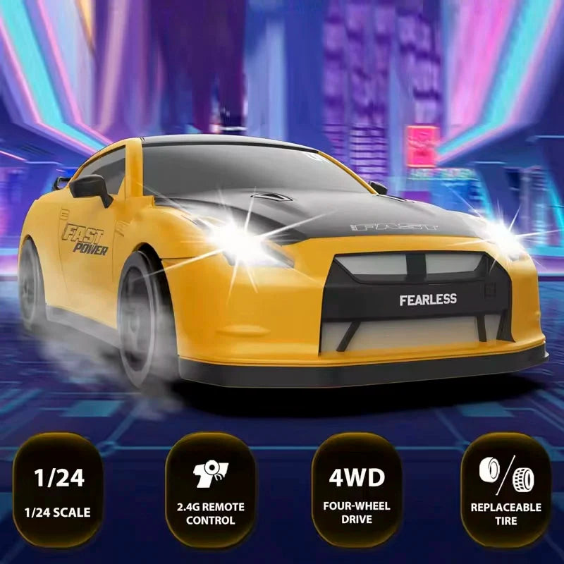 1:24 AE86 Drift RC Car 4WD 2.4G High-Speed Racing Toy