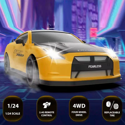 1:24 AE86 Drift RC Car 4WD 2.4G High-Speed Racing Toy